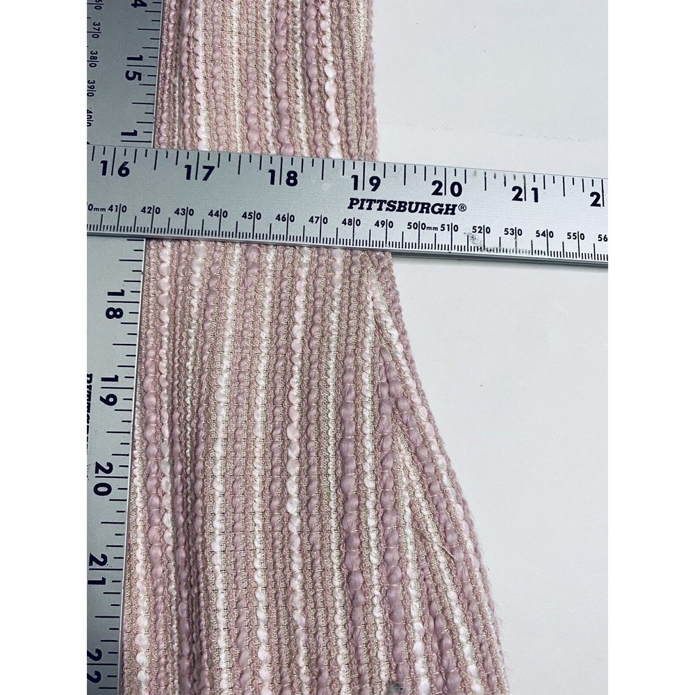 Peggy Jennings Pink Ivory Bubble Textured Sleeveless Shift Dress Size M - Picture 11 of 16
